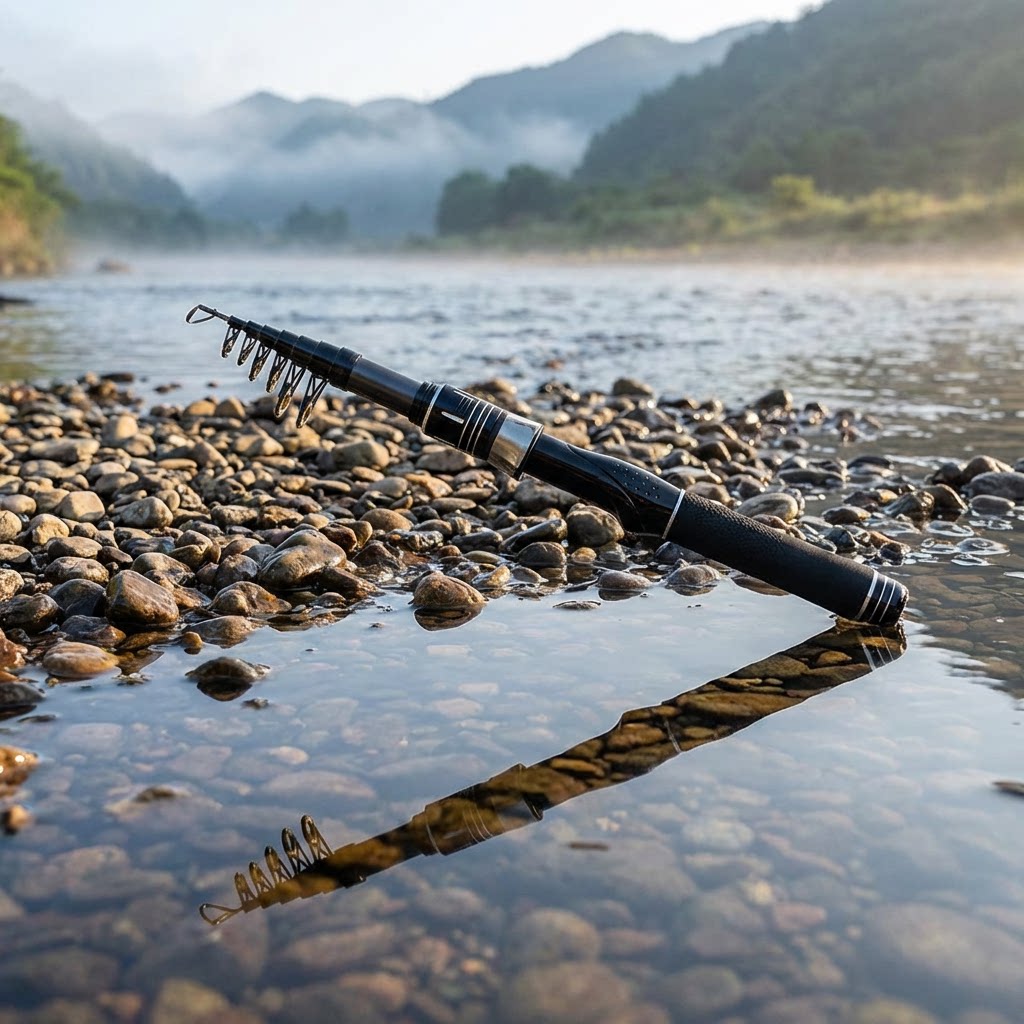 Caña de pescar telescópica ult - Fishing Rod Travel reseña y precio