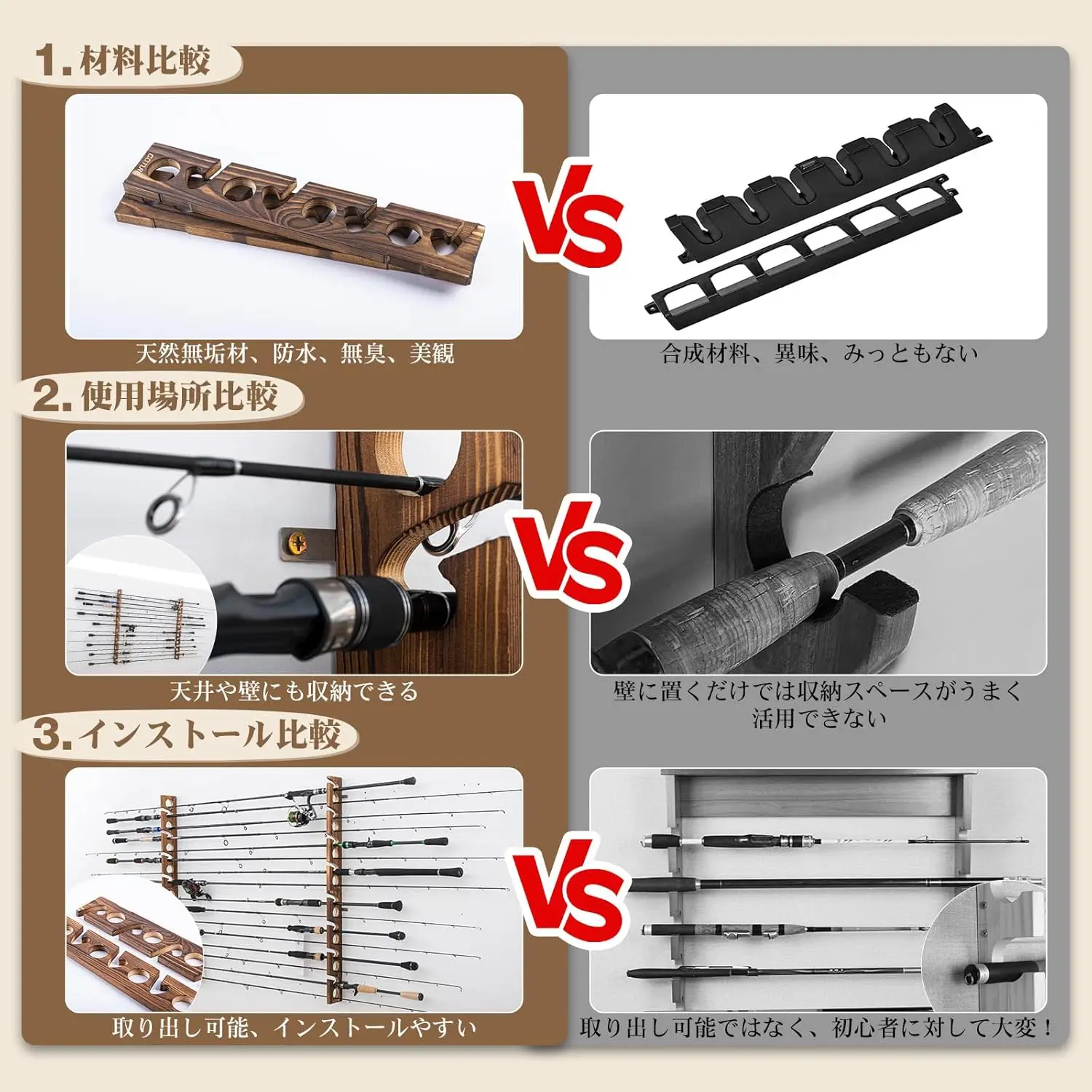 Soportes para Cañas de Pescar  - Fishing Rod Rack reseña y precio