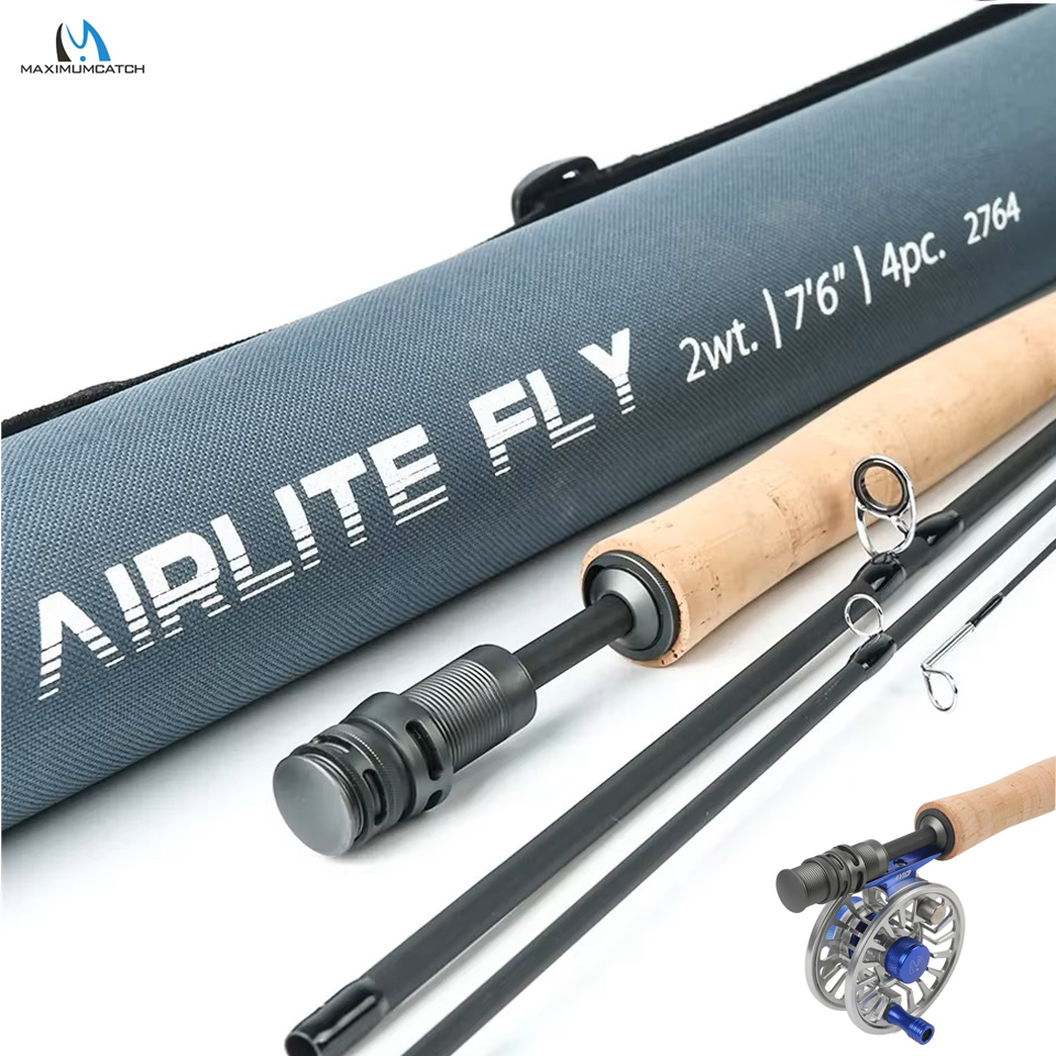 MAXIMUMCATCH 7,5-10 pies 2/3WT - Fishing Rod Ice reseña y precio