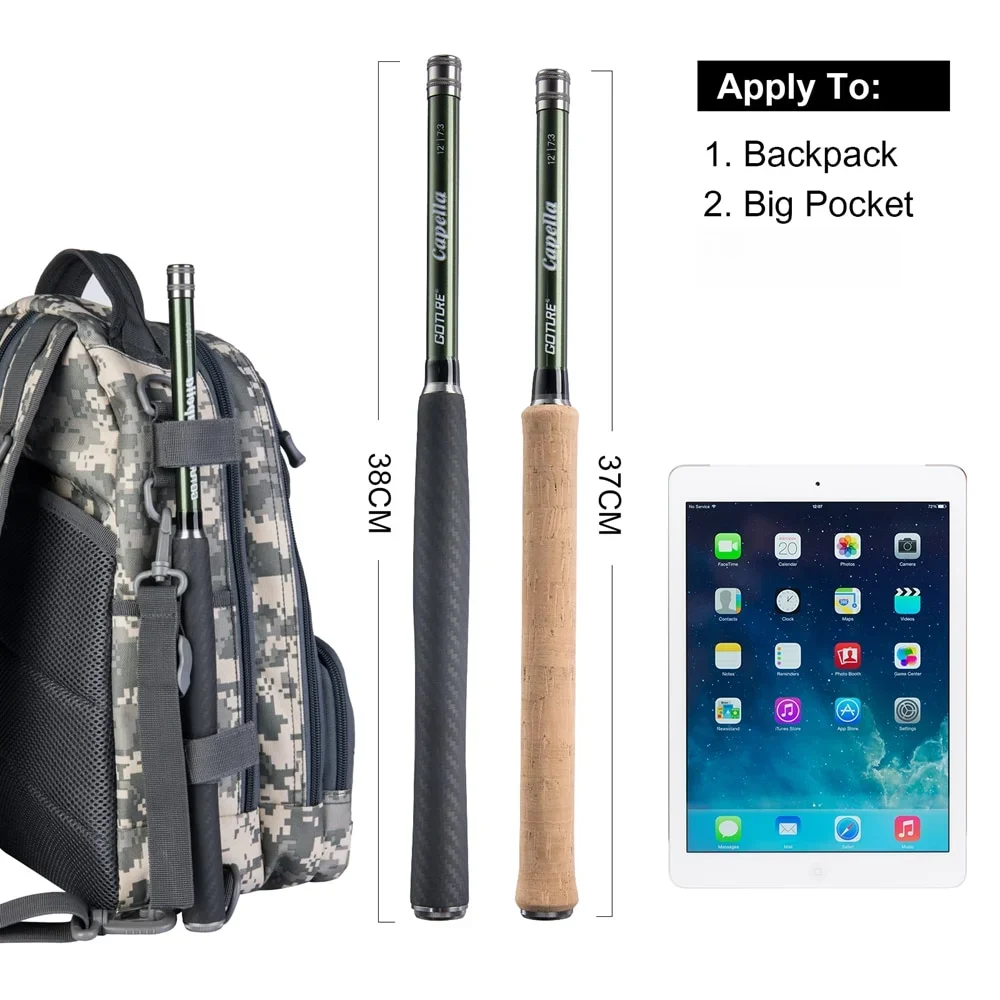 Goture - Combo de Caña de Pesc - Fishing Rod Carbon Fiber reseña y precio